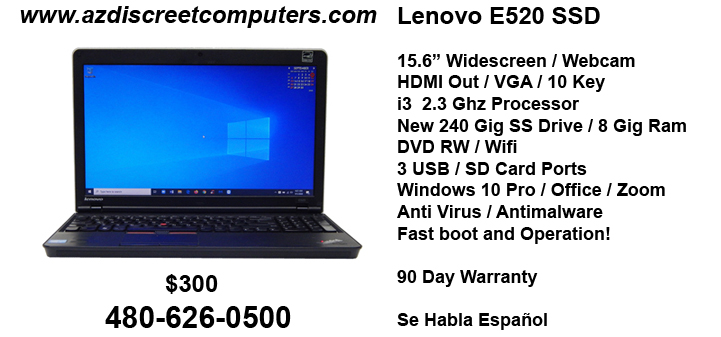 Lenovo E520 SSD